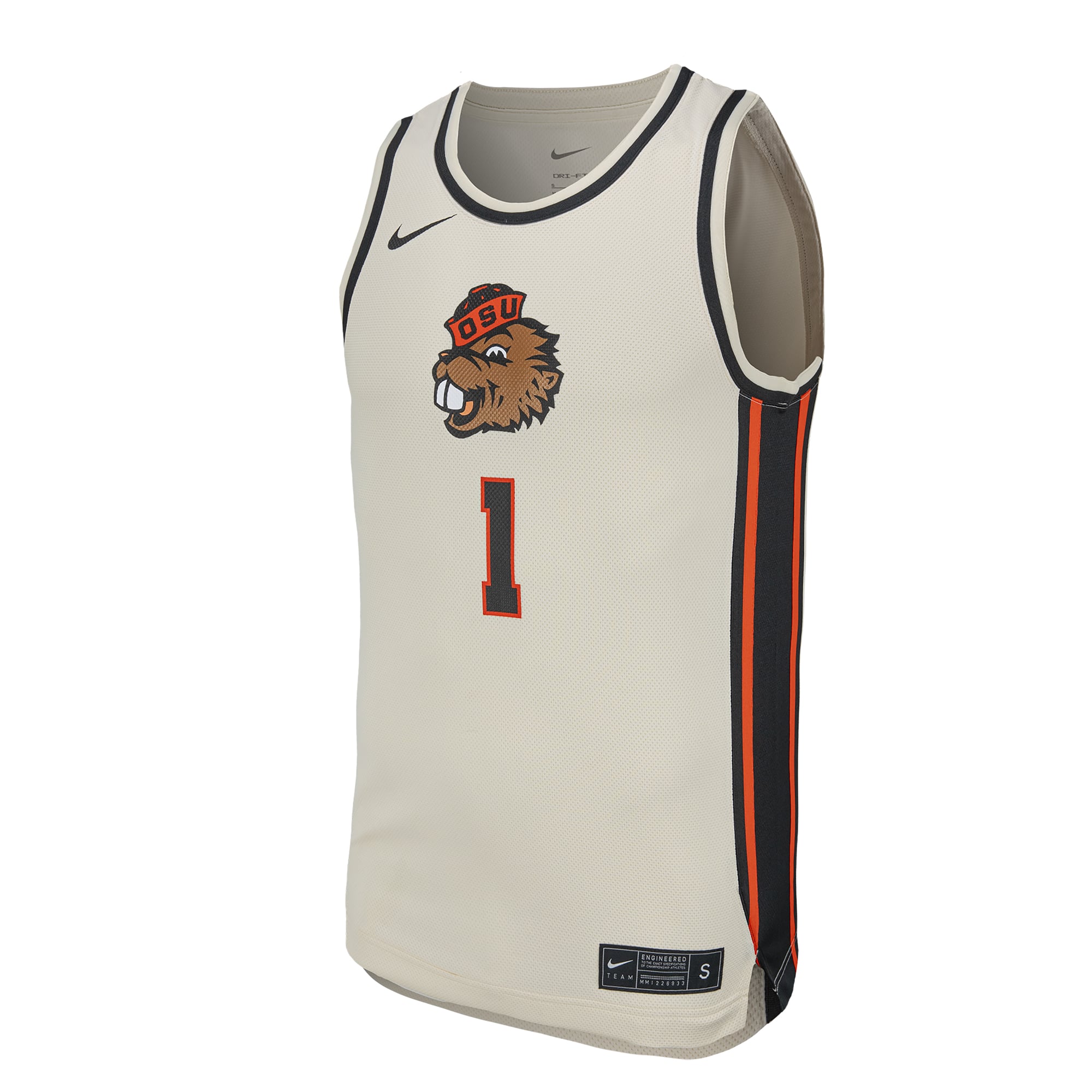 Oregon State Beavers Nike Replica Basketball Jersey - Natural