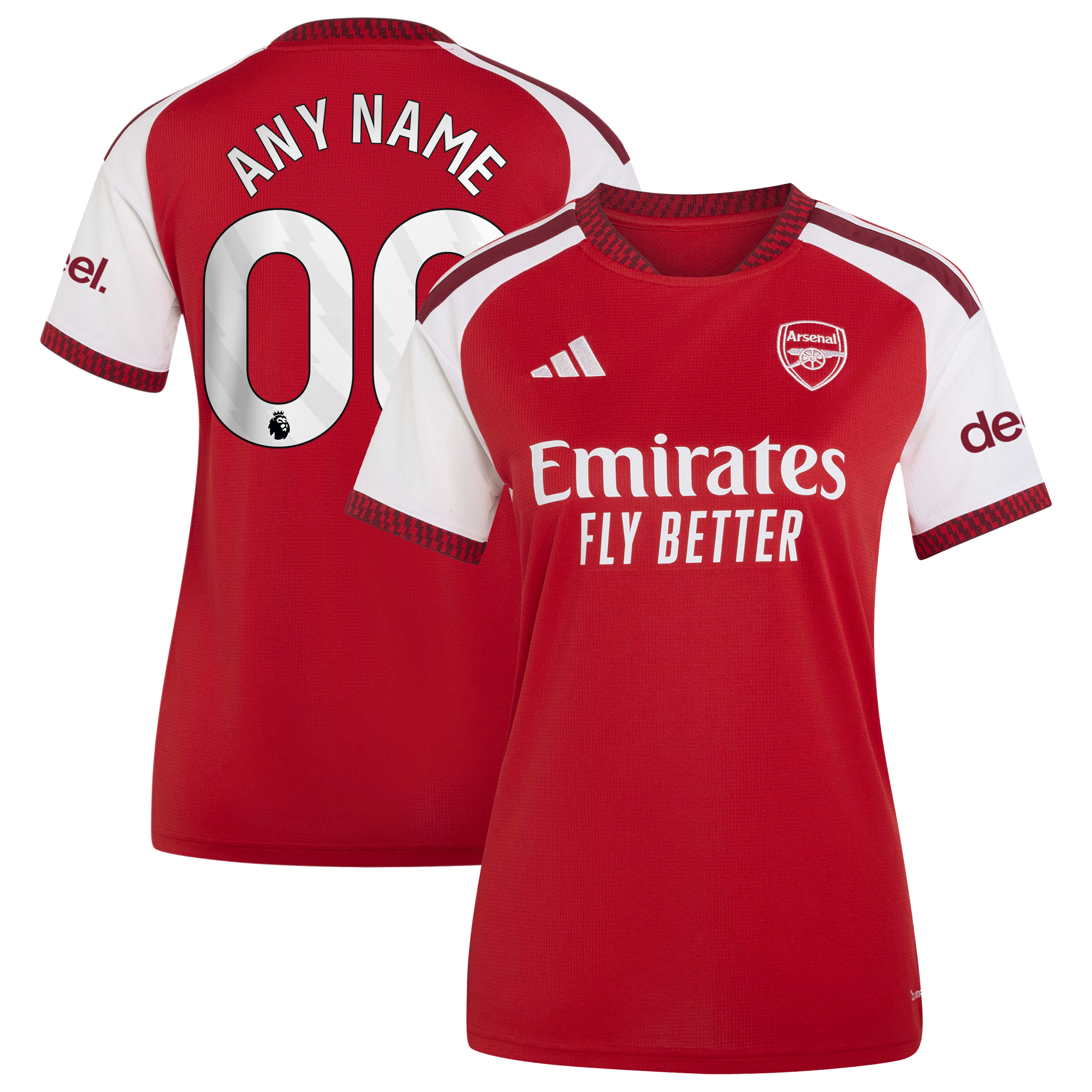 [SJH] Arsenal Women's 2026/27 Home Replica Custom Jersey - Red