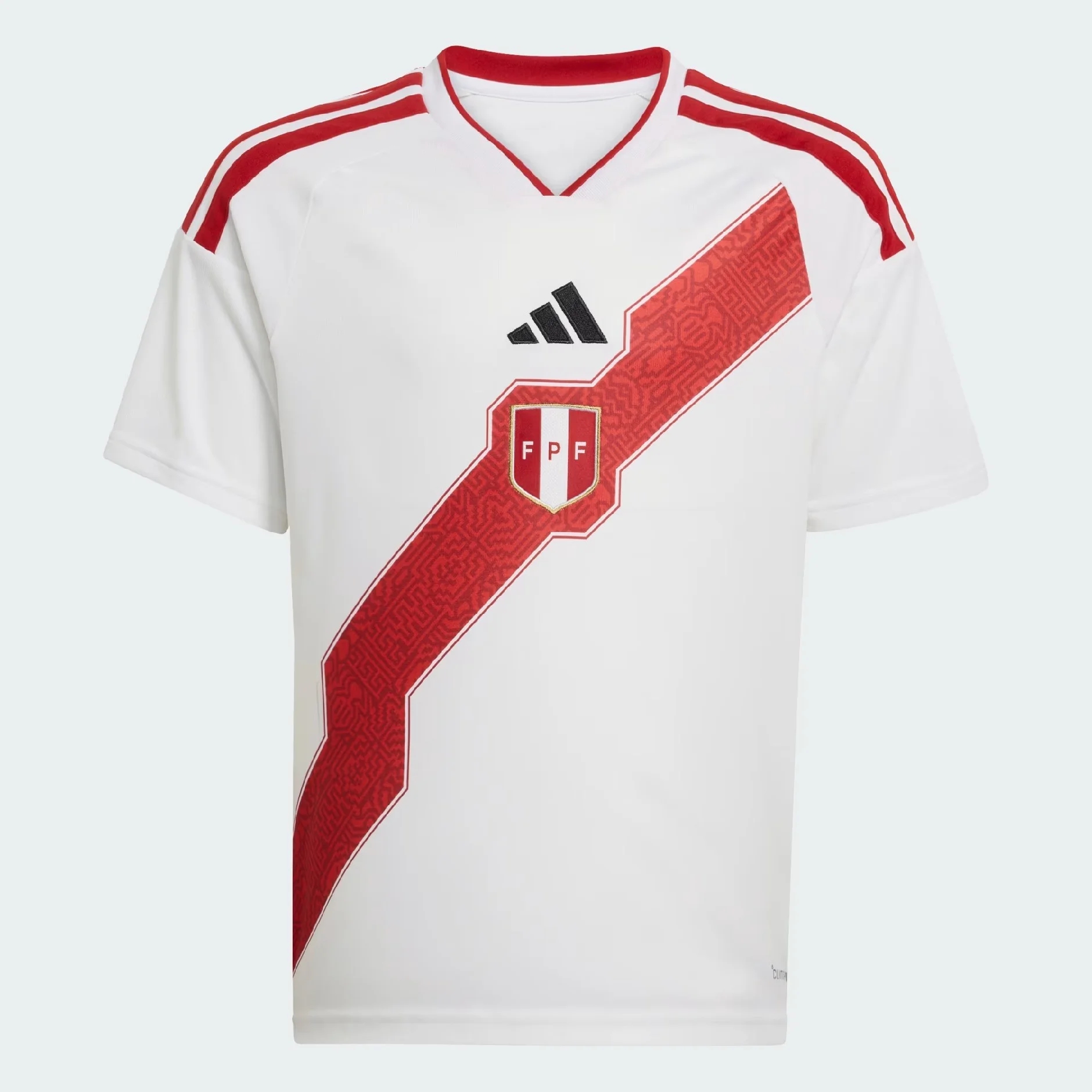 adidas Peru 2026 Home Jersey Youth - Kene Cultural Heritage Edition