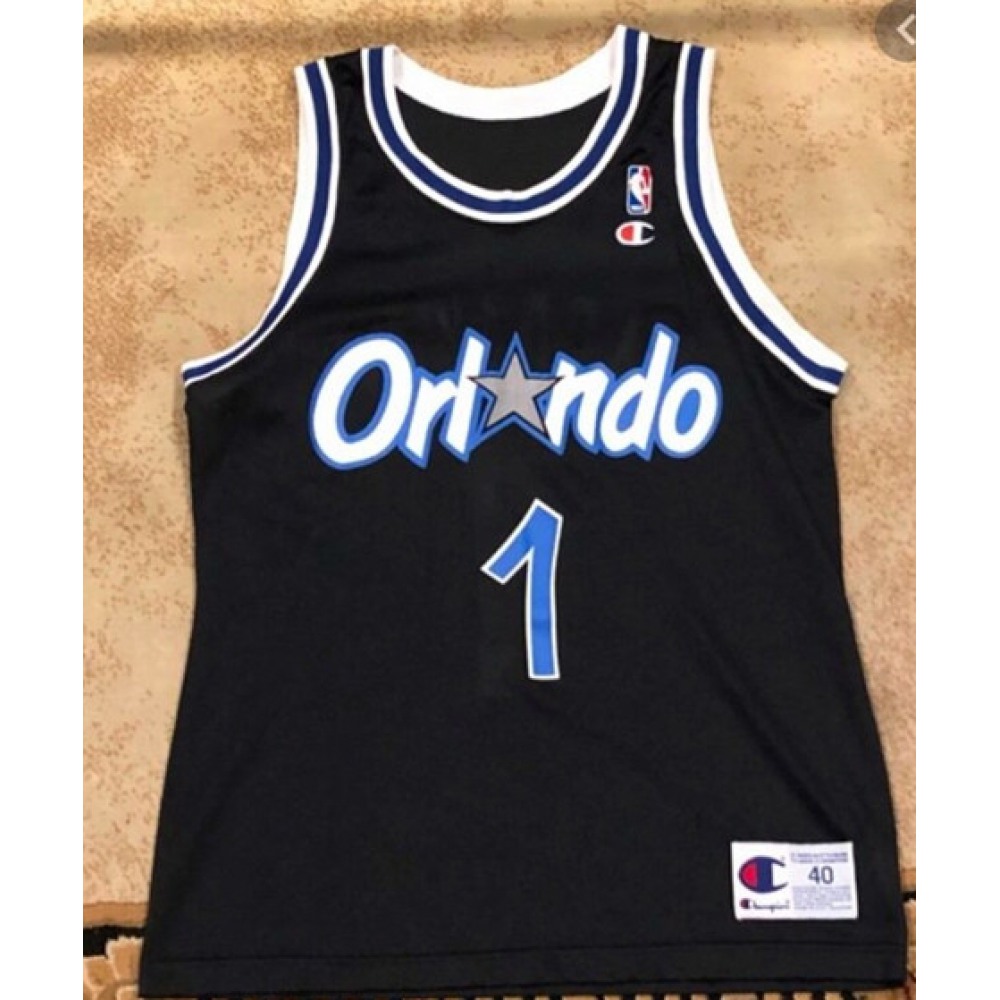 Fan Favorite High-Quality Men's Magic #1 Penny Black Basketball Jersey