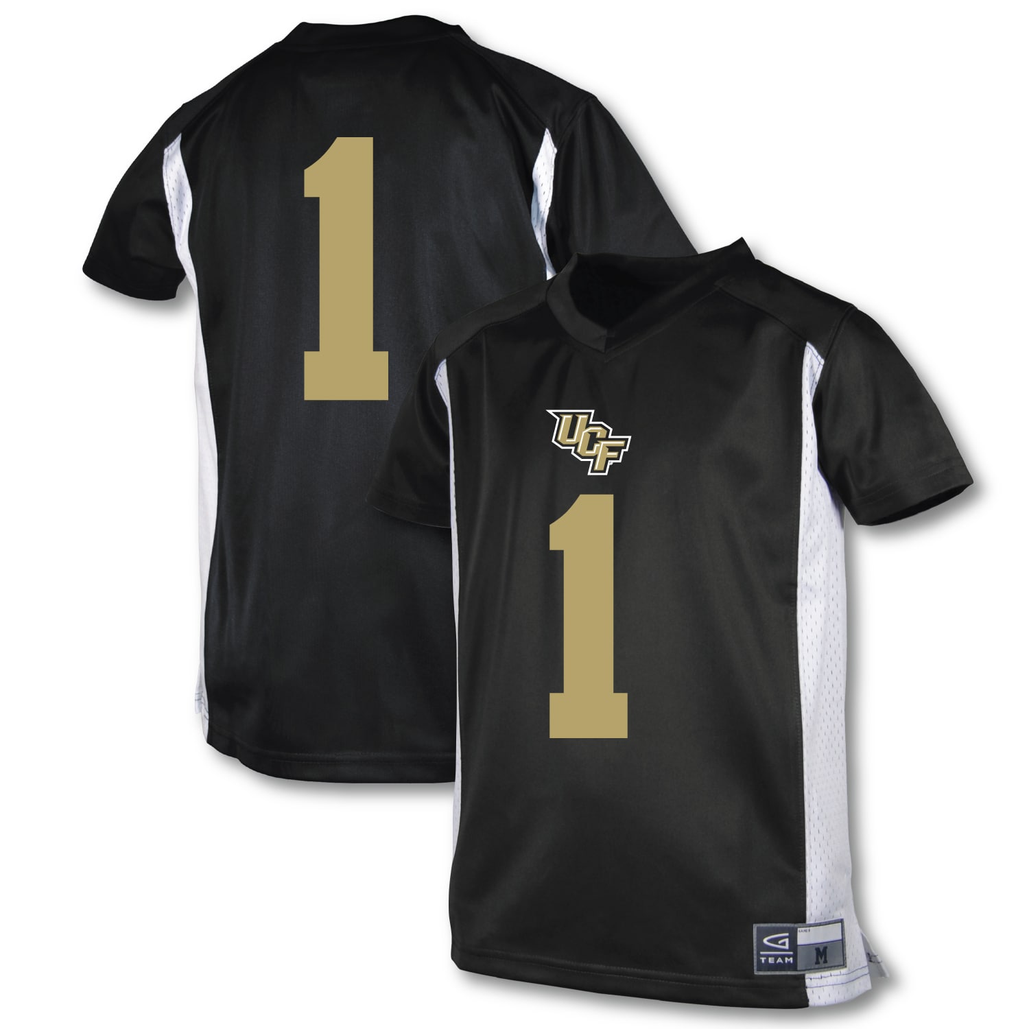 [NJP] UCF Knights Garb Youth Football Jersey - Black