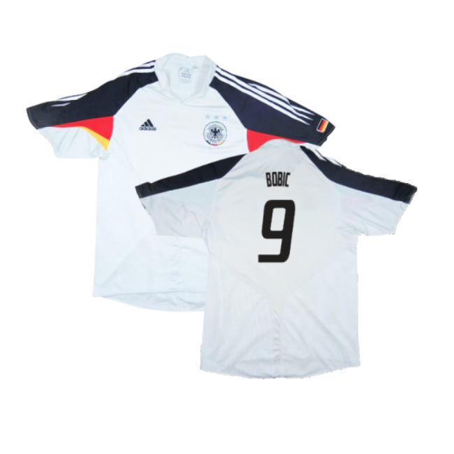 Germany 2004-05 Home Shirt ((Very Good) M) (Bobic 9)