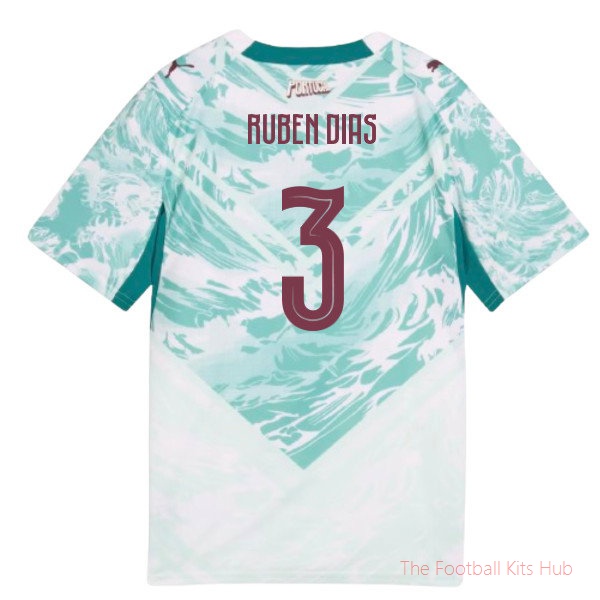 2026-2027 Portugal Away Shirt (Kids) (Ruben Dias 3)
