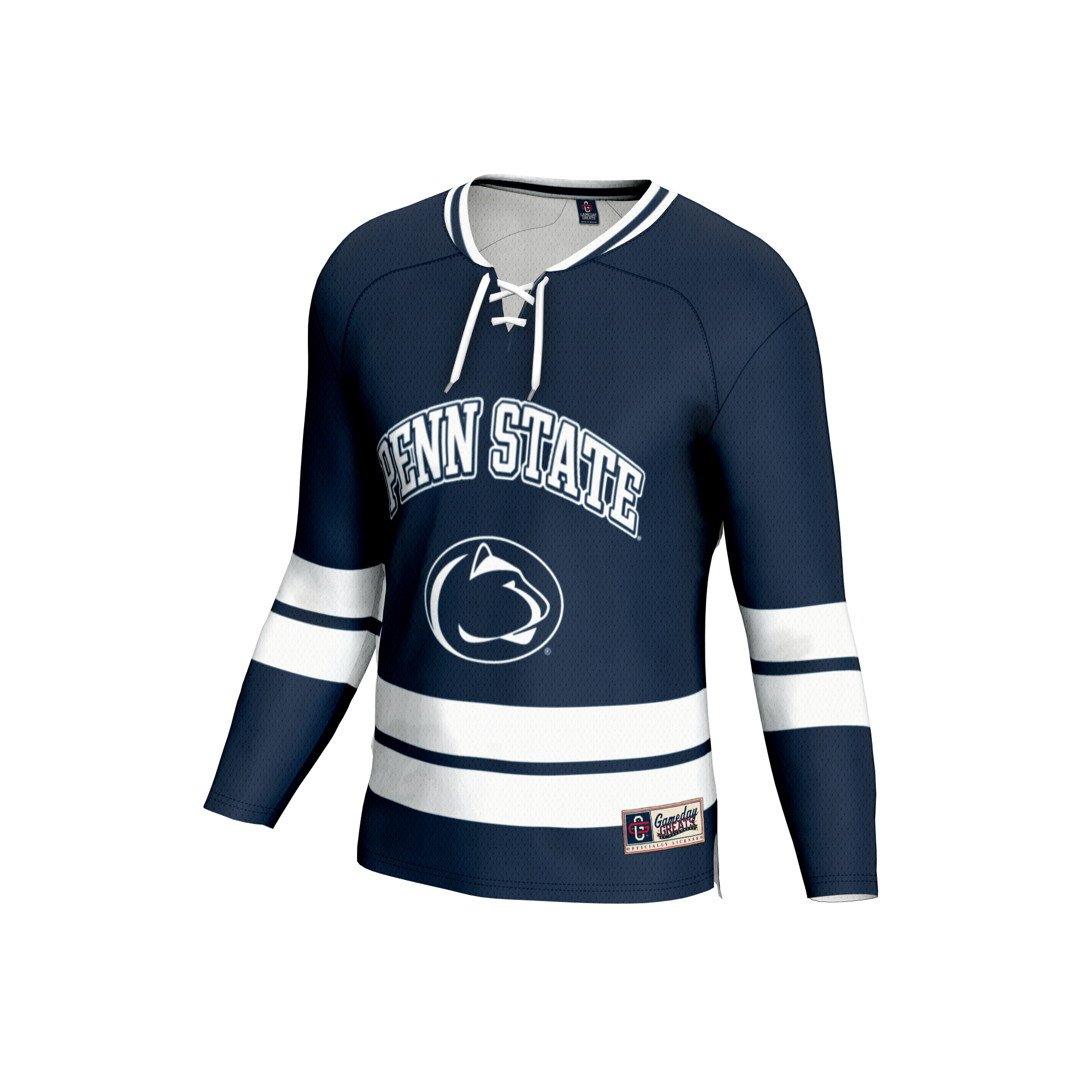 [NJP] Penn State Nittany Lions GameDay Greats Unisex Lightweight Men's Hockey Team Fashion Jersey - Navy