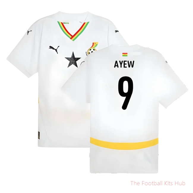 2024-2025 Ghana Home Shirt (Ayew 9)