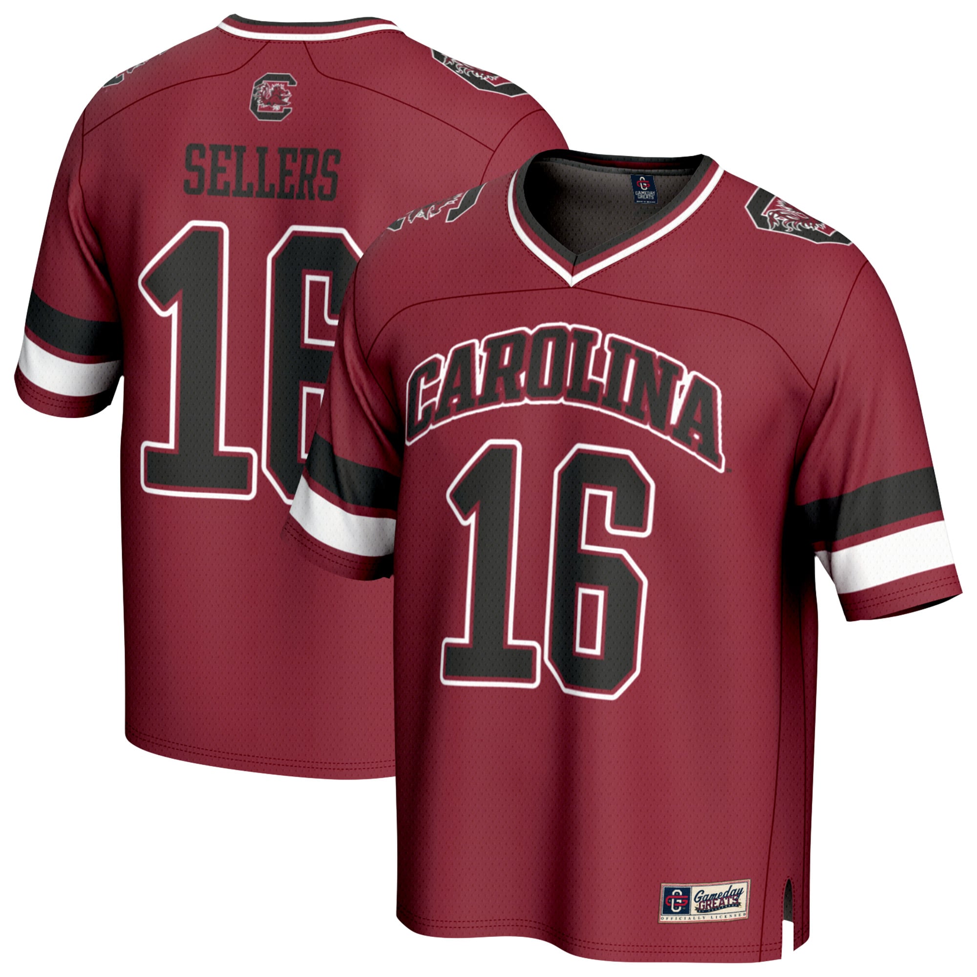 LaNorris Sellers South Carolina Gamecocks GameDay Greats Unisex NIL Lightweight Football Player Jersey - Garnet