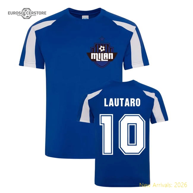 Fan-Favorite Lautaro Martinez Milan Sport Training Jersey (Blue)