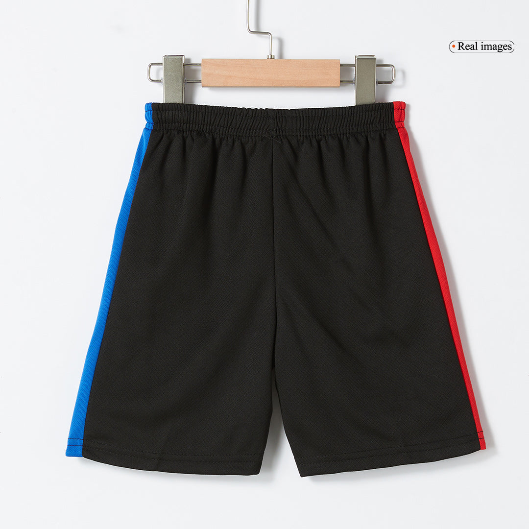 Kid's Barcelona Away Soccer Jersey Kit(Jersey+Shorts) 2024/25 - Spotif