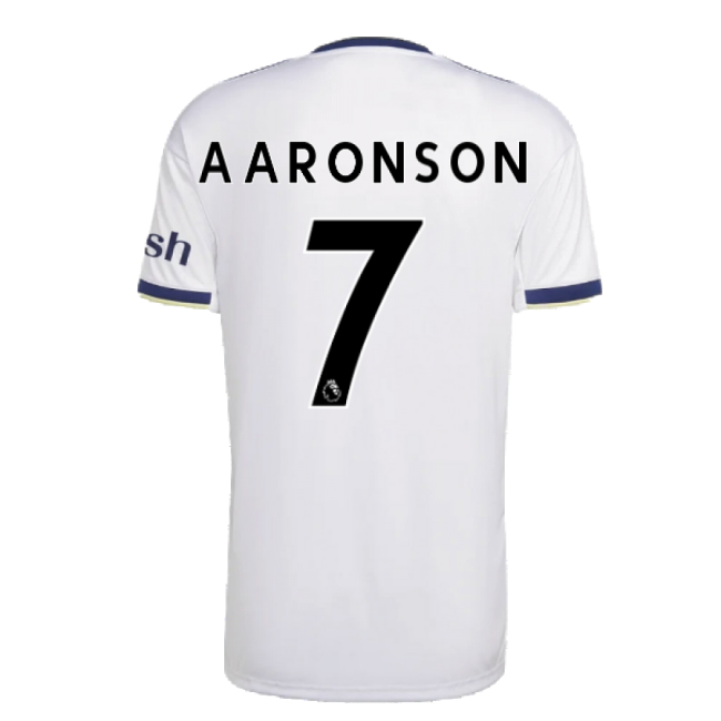 Supporter Leeds Leeds United Home Shirt Aaronson #7 Authentic Desi...