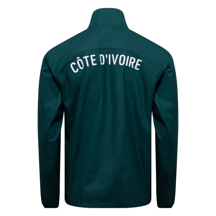 [EFKS] 2025 Ivory Coast Jacket Pre Match Woven Anthem Africa Cup Nations Green/Rickie