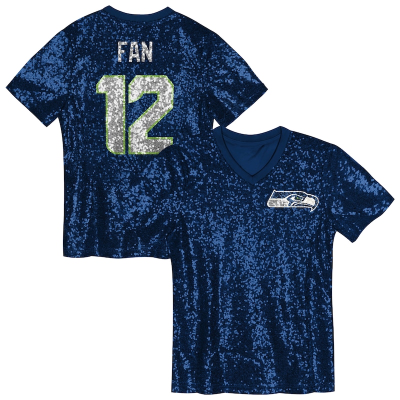 12 Fan SEA Seahawks Iconic Premium Jersey Game Day Wear