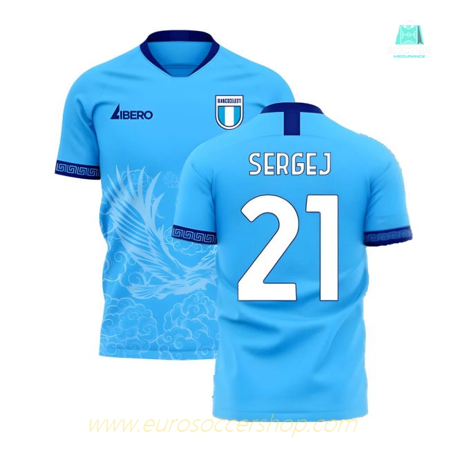 Lazio 2025-2026 Home Concept Football Kit (Libero) (SERGEJ 21)