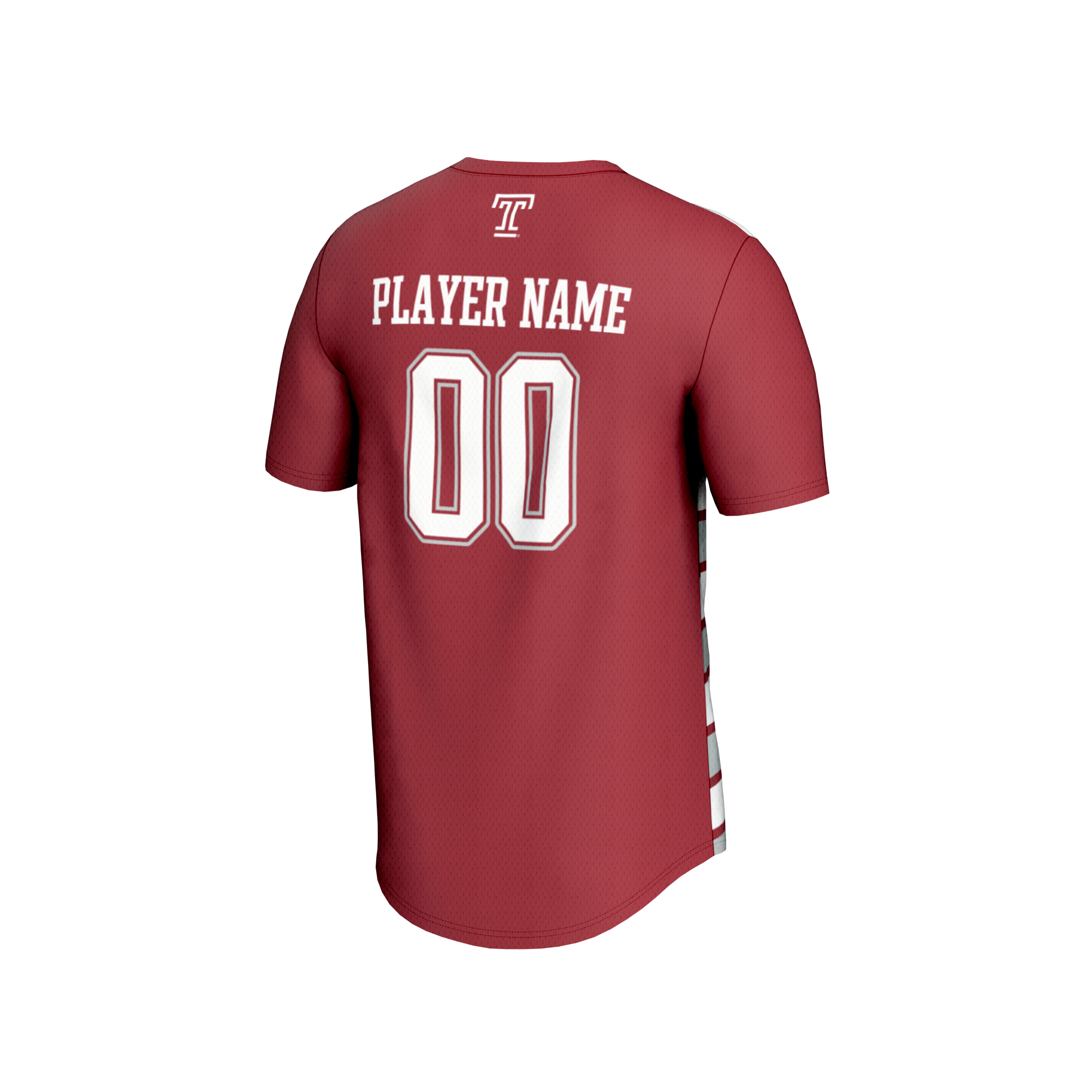 [LK] Temple Owls GameDay Greats Unisex Collegiate Men's Soccer NIL Pick-A-Player Fashion Jersey - Cherry/White