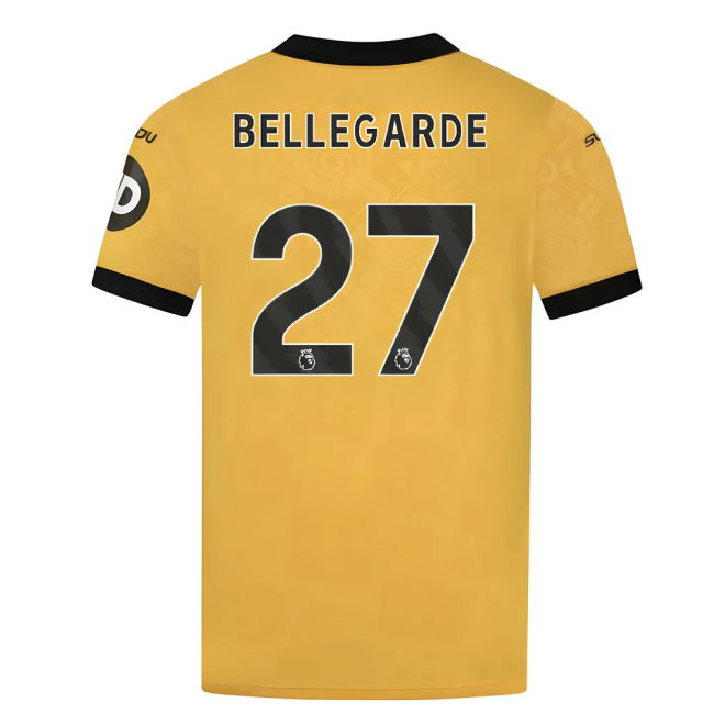 2025-2026 Wolves Home Shirt (Bellegarde 27) | Timeless Design