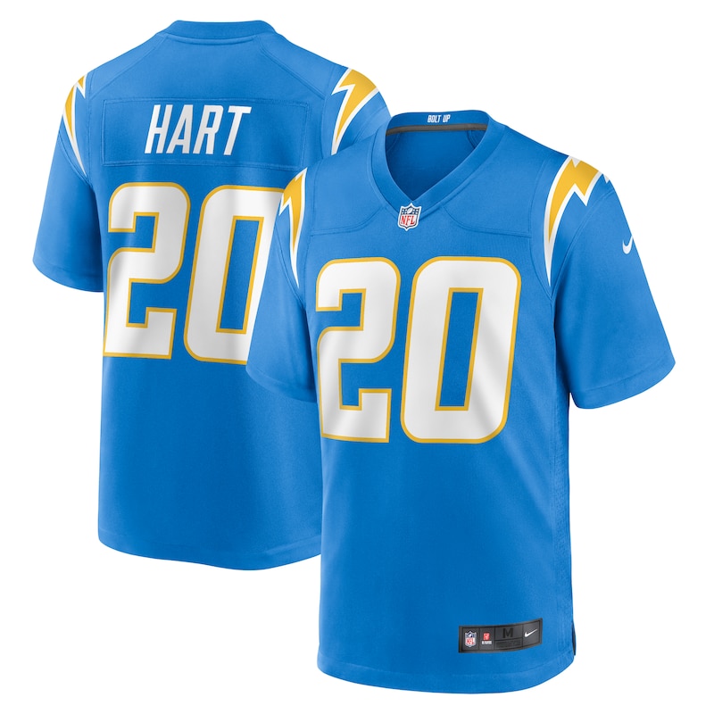 None Cam Hart Los Angeles Chargers NFL Team Replica Jersey Game Day We