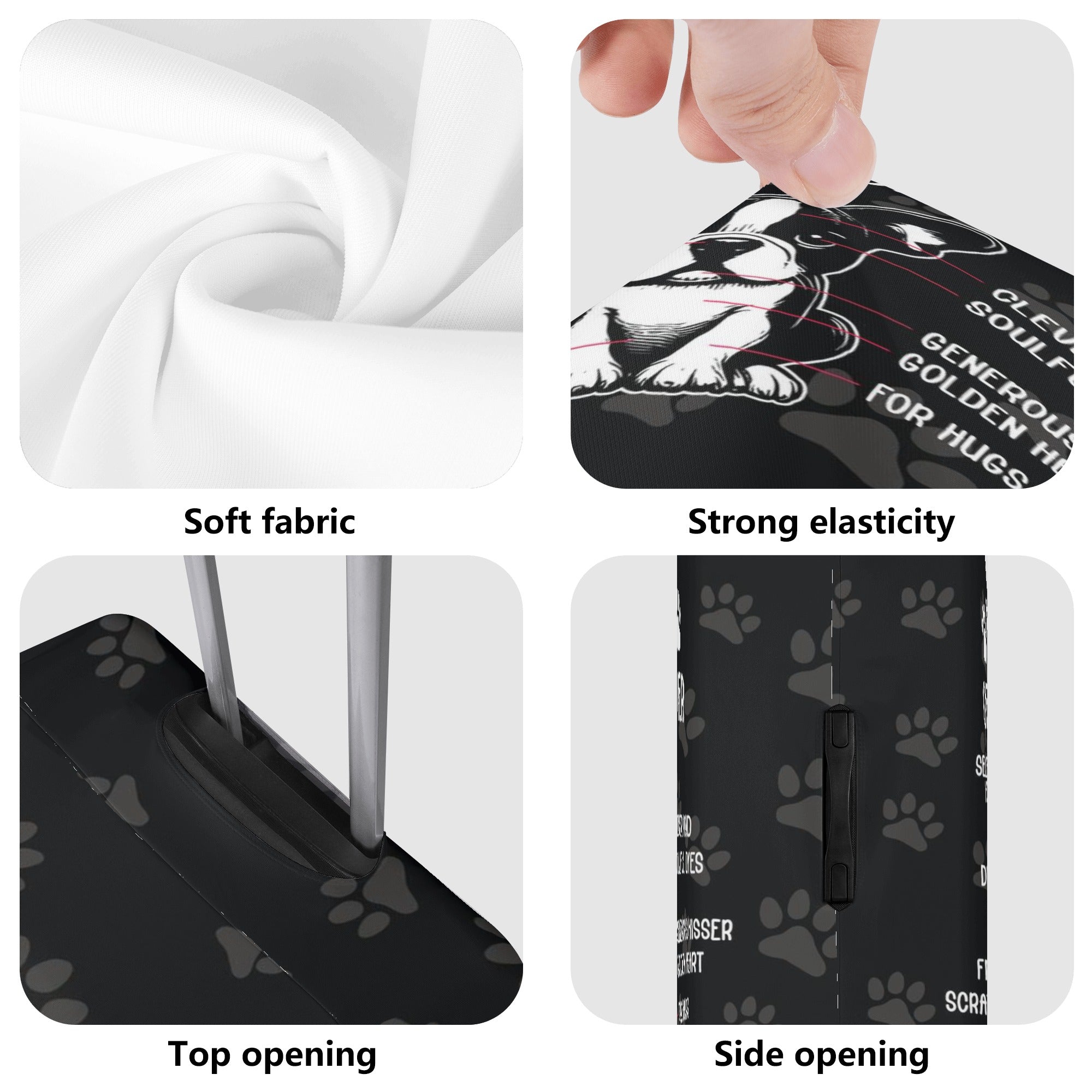 Ginger - Luggage Cover for Boston Terrier lovers