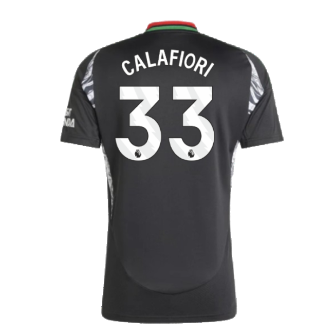 2024-20 Arsenal Away Jersey Calafiori #33 Edition L S