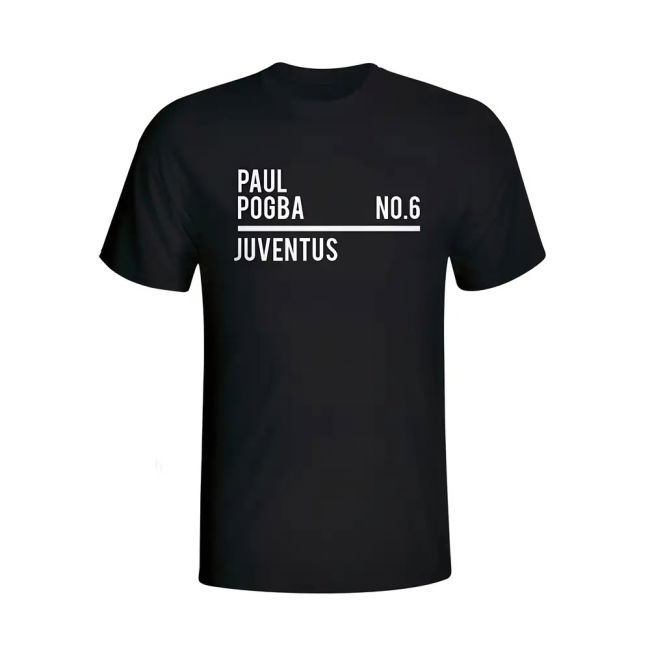 Juventus T-Shirt (Kids) (black) Durable Stitching Quick Dry