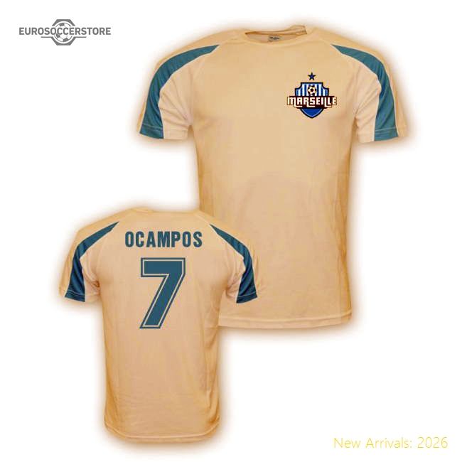 Popular Lucas Ocampos Marseille Sports Training Jersey (White)