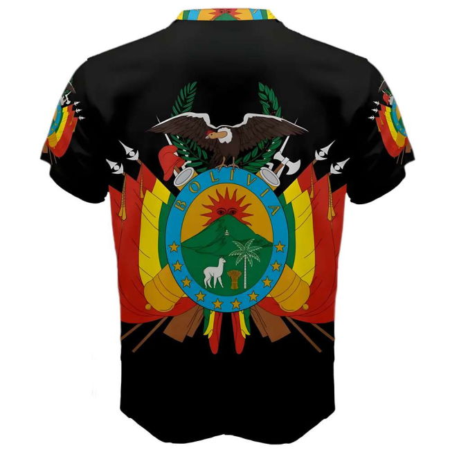 Replica Bolivia Coat Of Arms Sublimated Sports Jersey Match