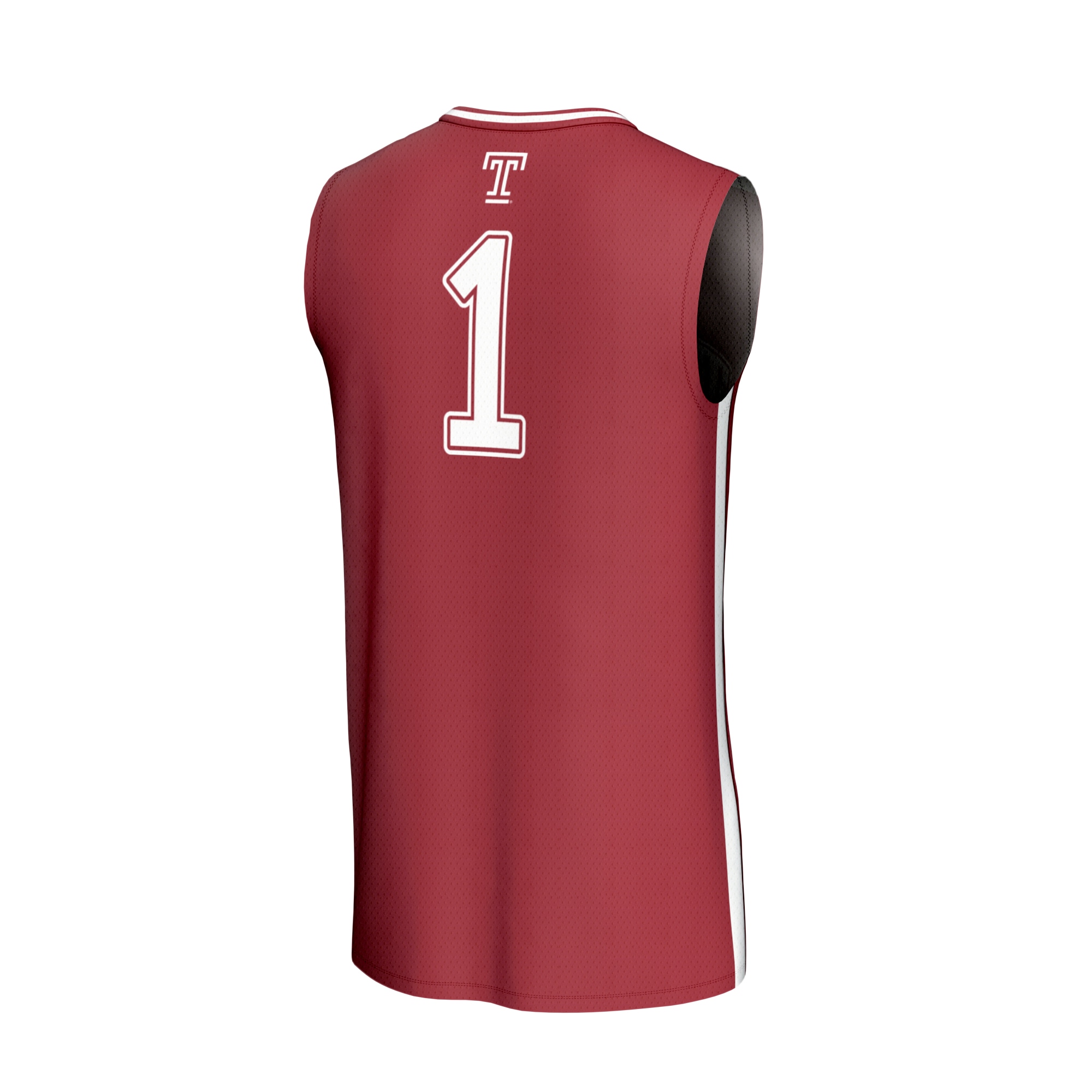 [NJP] Temple Owls GameDay Greats Youth Lightweight Basketball Jersey - Cherry