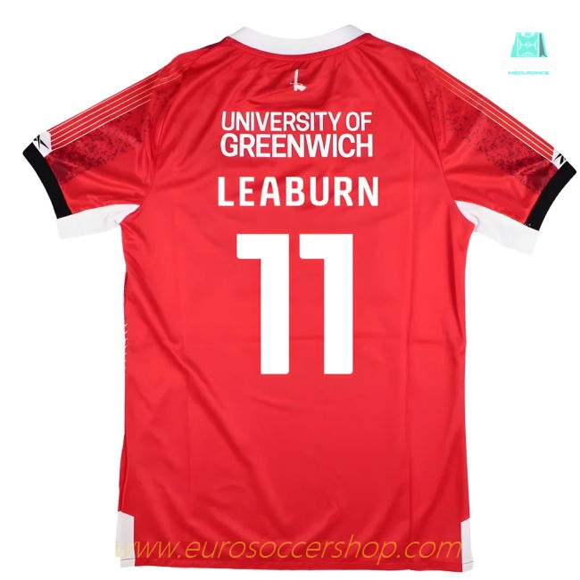 2025-2026 Charlton Athletic Home Shirt - Kids (Leaburn 11)