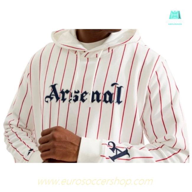 2025-2026 Arsenal AOP US Hoody (White)