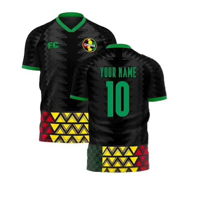 Premium-Quality Match-Ready Ghana 2022-2023 Away Concept Football Kit