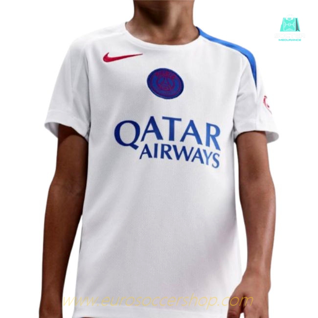 2025-2026 PSG Strike Training Shirt (White) - Kids