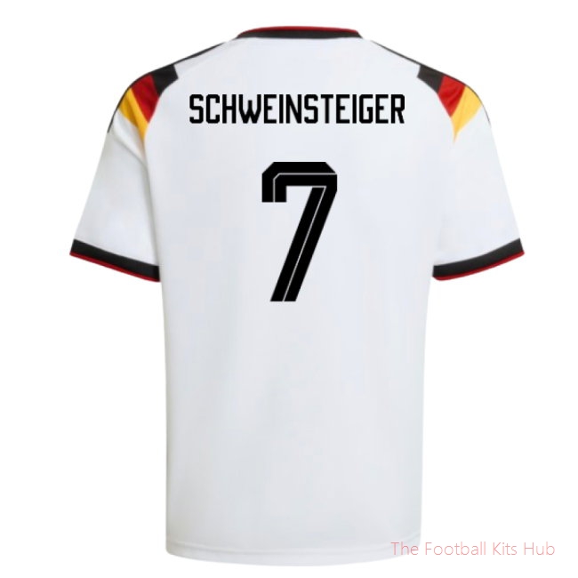 2026-2027 Germany Home Shirt (Kids) (Schweinsteiger 7)