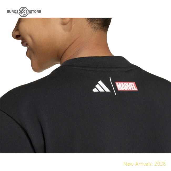 Premium-grade 2025-2026 Real Madrid Marvel Tee (black) - Kids