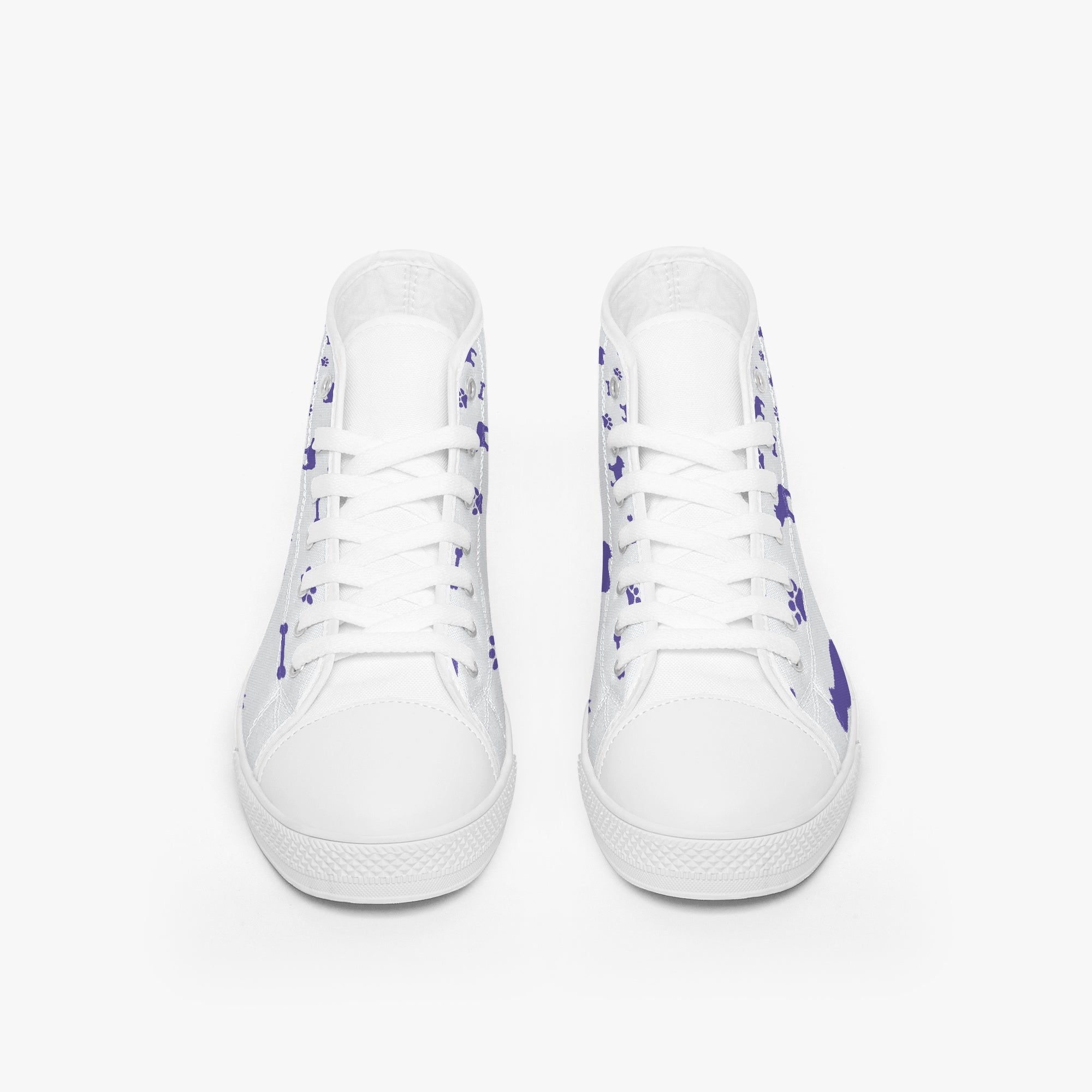 French Bulldog Lover Queen Classic High Top Canvas Shoes Casual Footwear