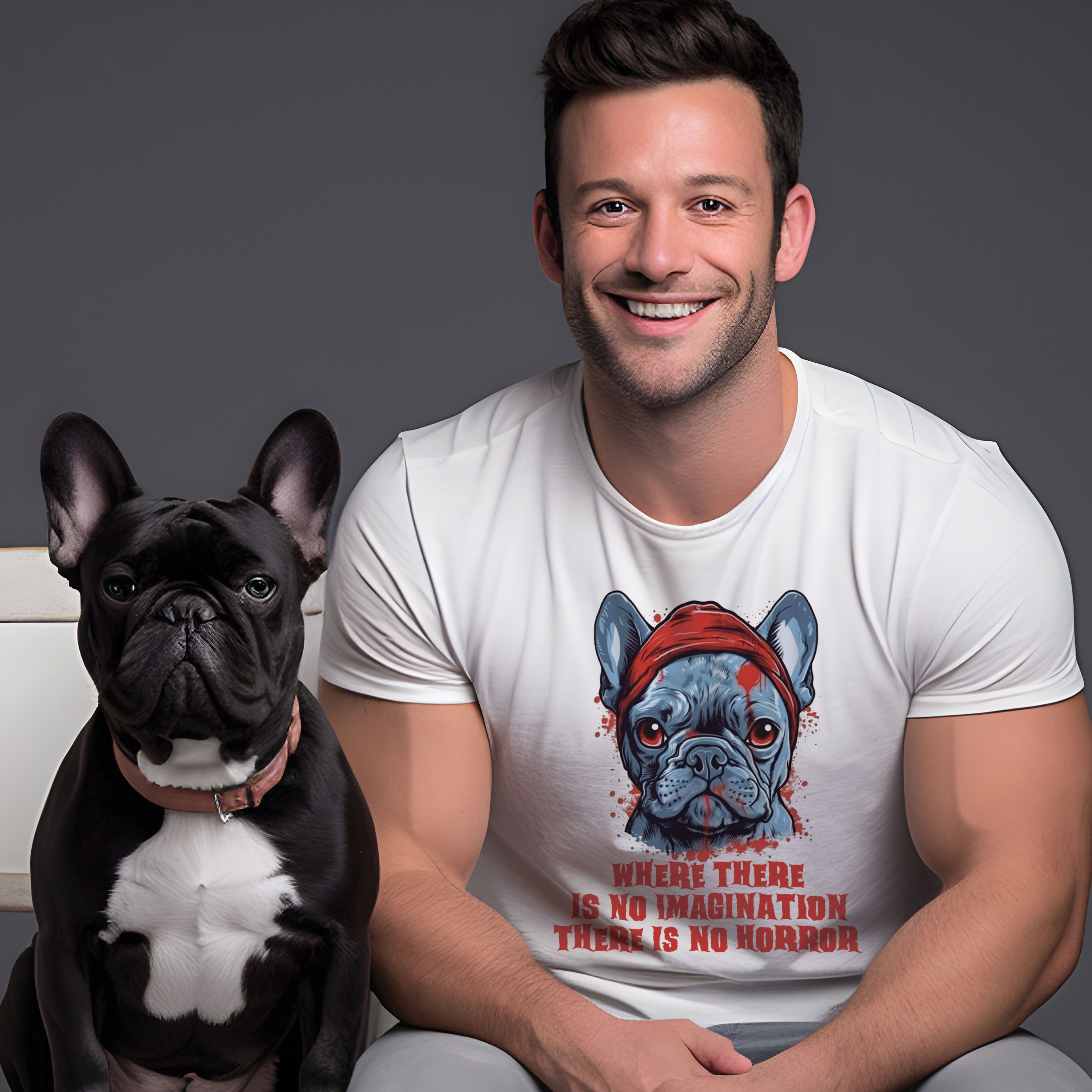 French Bulldog Spooky Frenchie Unisex T Shirt Durable Dog Item
