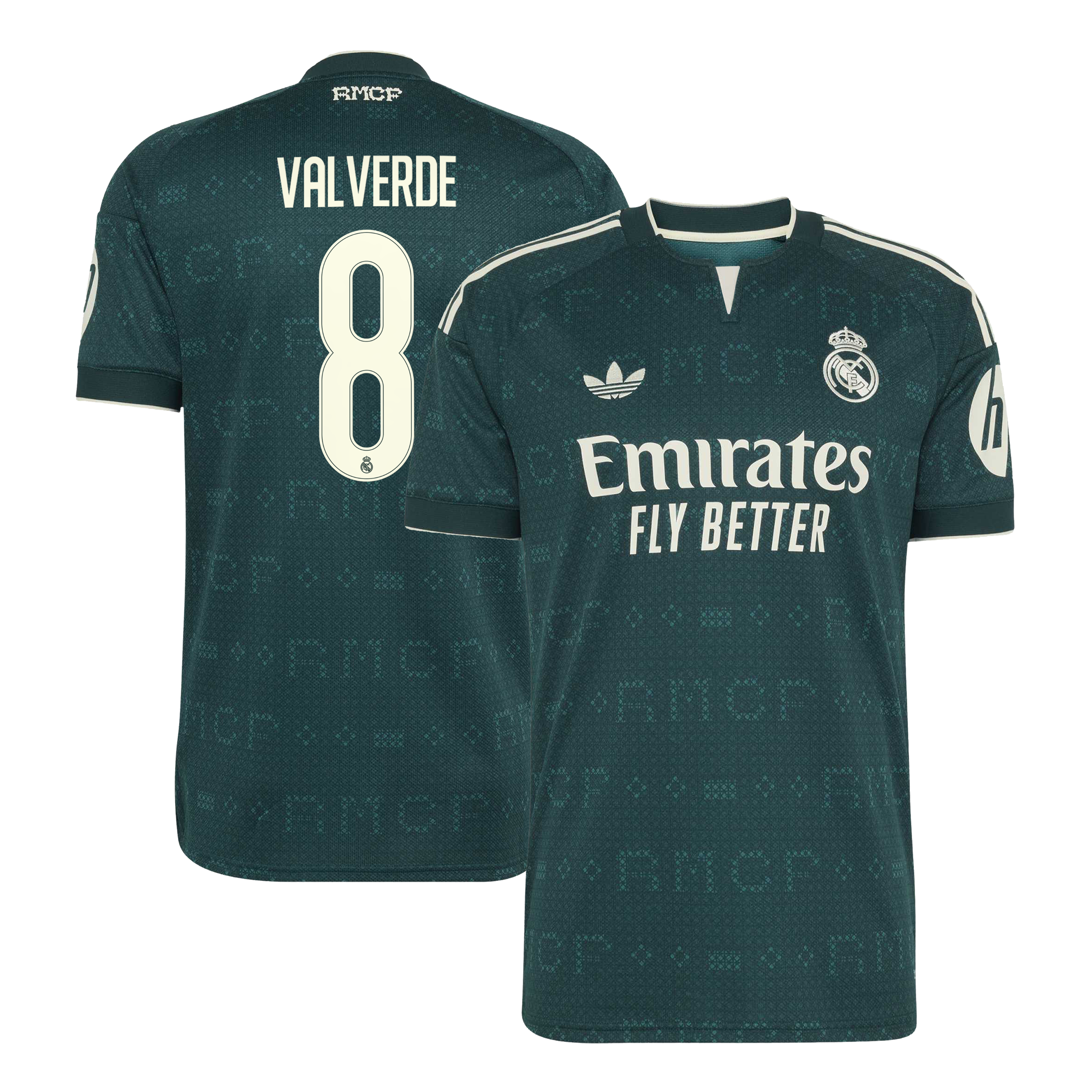 [LK] Women's Federico Valverde Real Madrid 2026/27 Away Replica Jersey - Green
