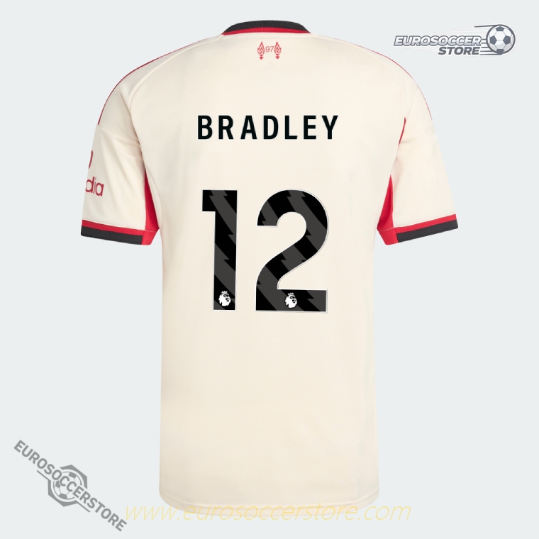 Liverpool BRADLEY 12 Away Jersey for the 25-26 Season
