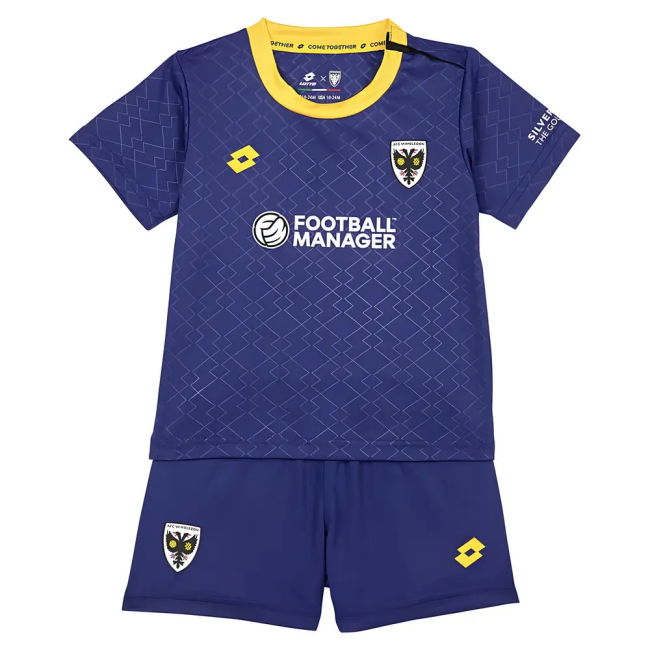 2025-2026 AFC Wimbledon Home Mini Kit | Discounted | Sale Price