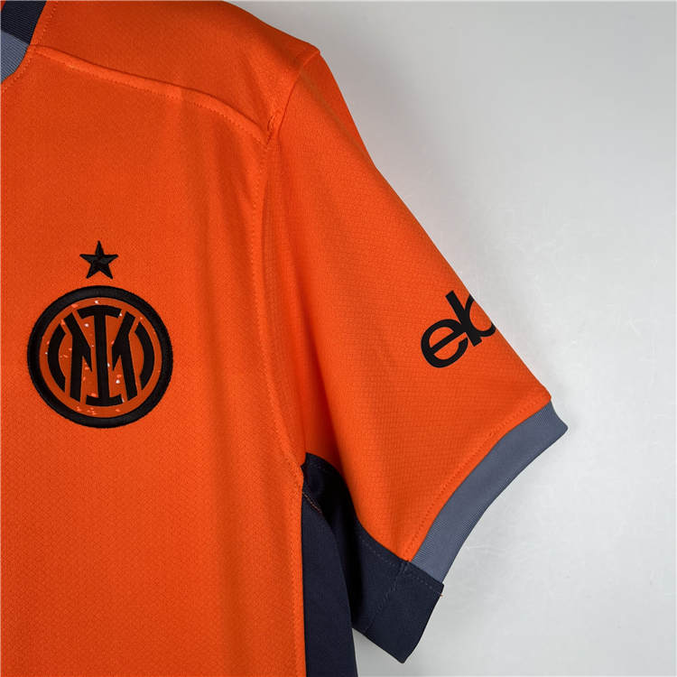 2324 Inter Milan Third Orange Soccer Jersey Football Shirt - Official