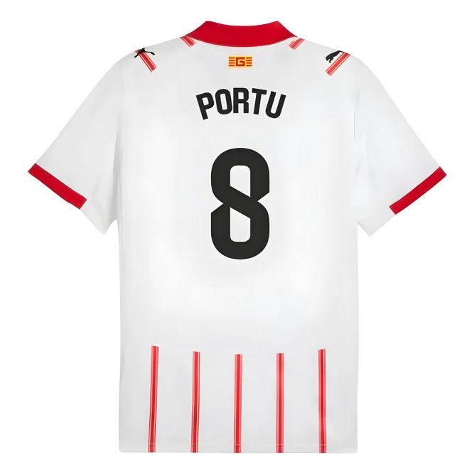 2025-2026 Girona Home Shirt (Portu 8) | Game Day | Comfortable