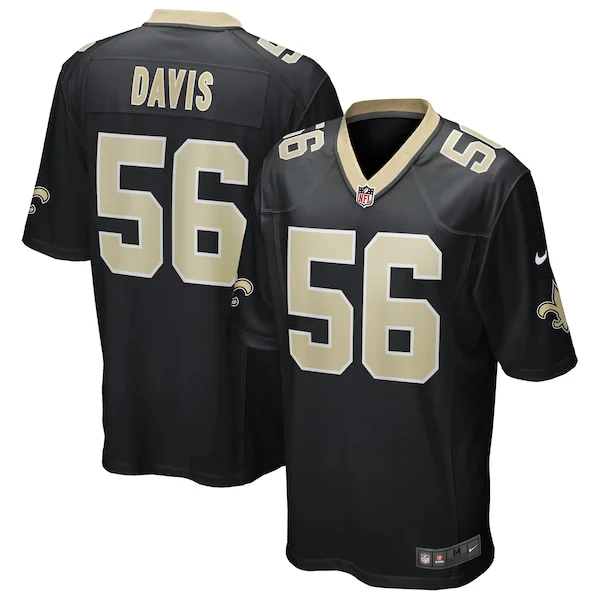 Performance New Orleans Saints Game Jersey - Premium Black NFL Fan ...