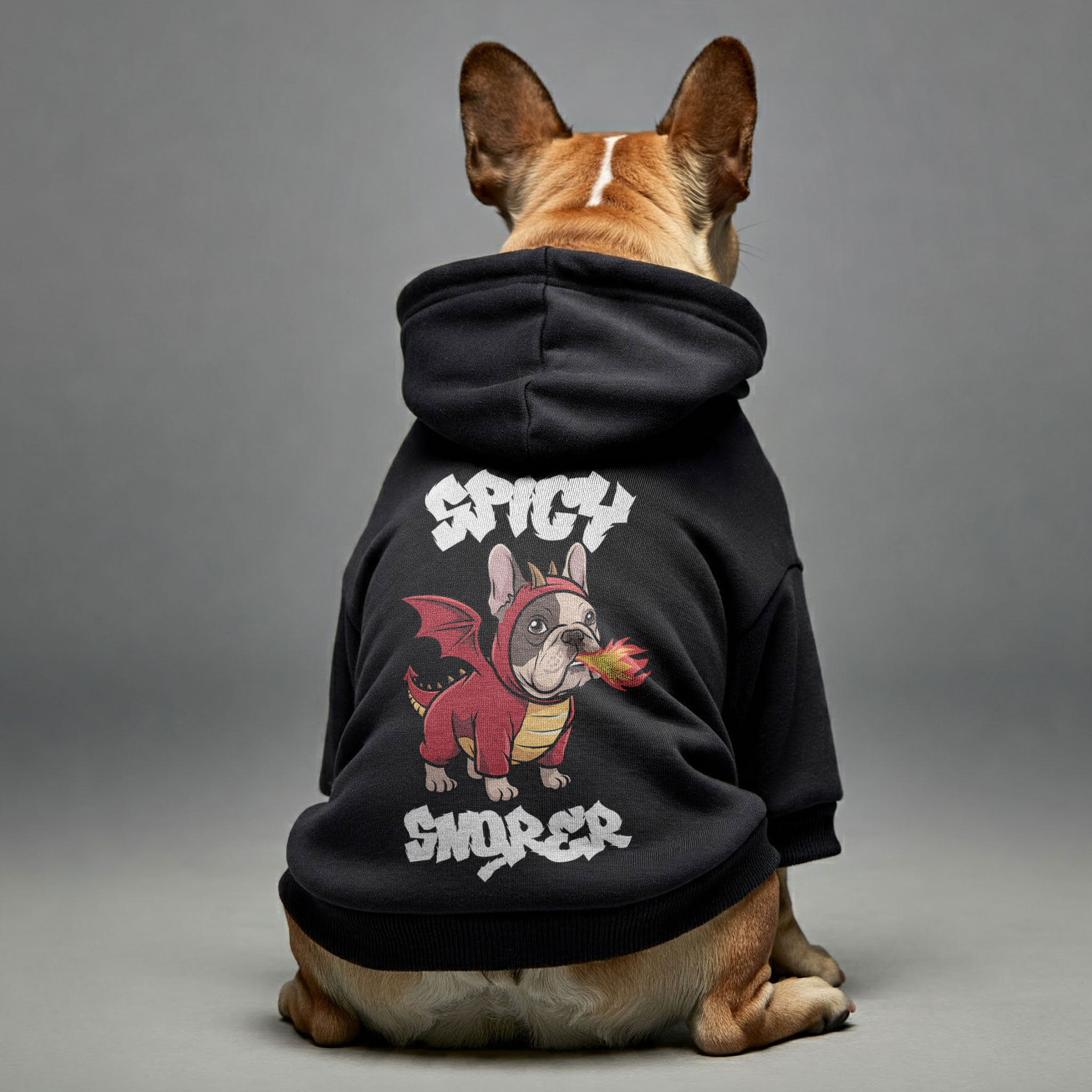 Spicy Snorer - Trendy Personalized French Bulldog Hoodies With Funny Quotes – Stylish, Cozy, And Premium 100% Cotton Pet Owner Apparel