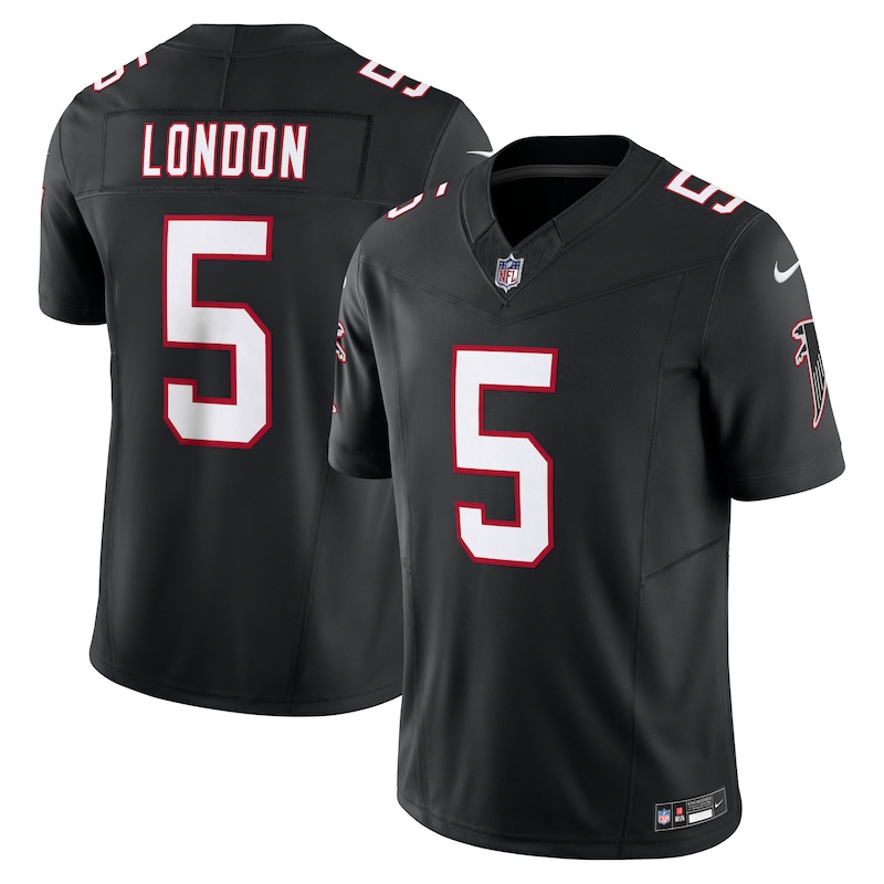 None Drake London ATL Falcons Sleek Game-Ready Jersey for NFL Fans