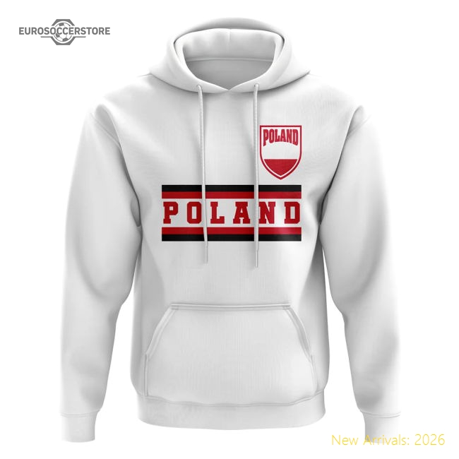 Poland Core Football Country Hoody (White)