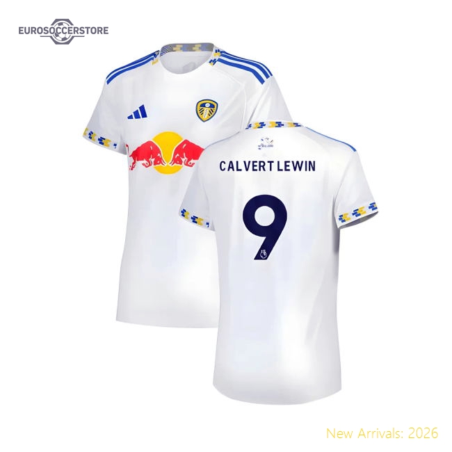 2025-2026 Leeds United Home Shirt (Womens) (Calvert Lewin 9)