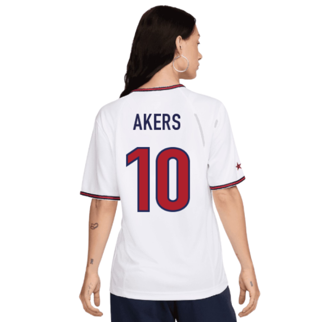 USA Home Football Shirt Ladies (Akers 10)