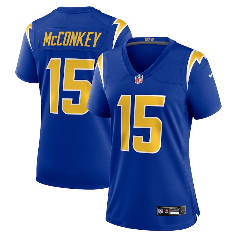 None Ladd McConkey Los Angeles Chargers Great Value Game Jersey