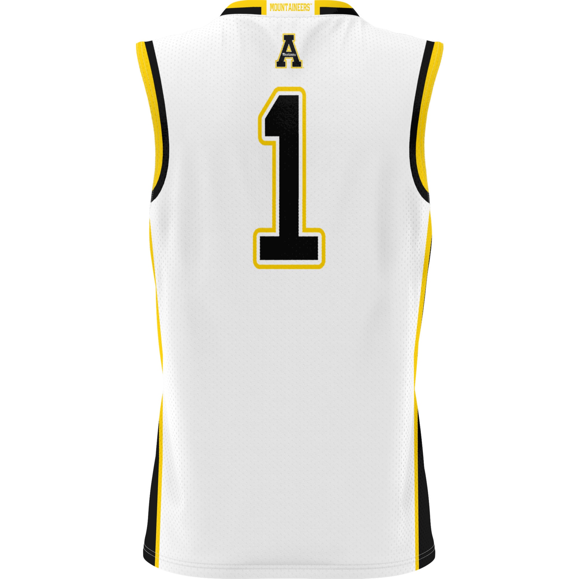 [NJP] Appalachian State Mountaineers GameDay Greats Youth Lightweight Basketball Jersey - White
