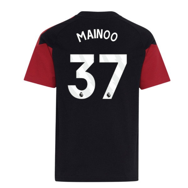 [WSG] 2026-2027 Man Utd Tiro Training Tee (Black) - Kids (Mainoo 37)