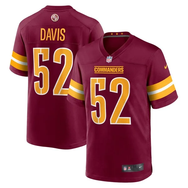 None Game NFL Jersey - Burgundy | Elite Football Apparel | NFL Footbal