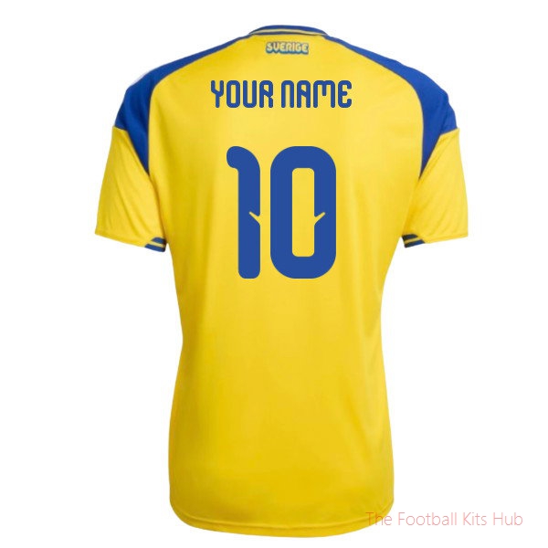 Elite Supporters Sweden 2026-2027 Home Shirt (Your Name)