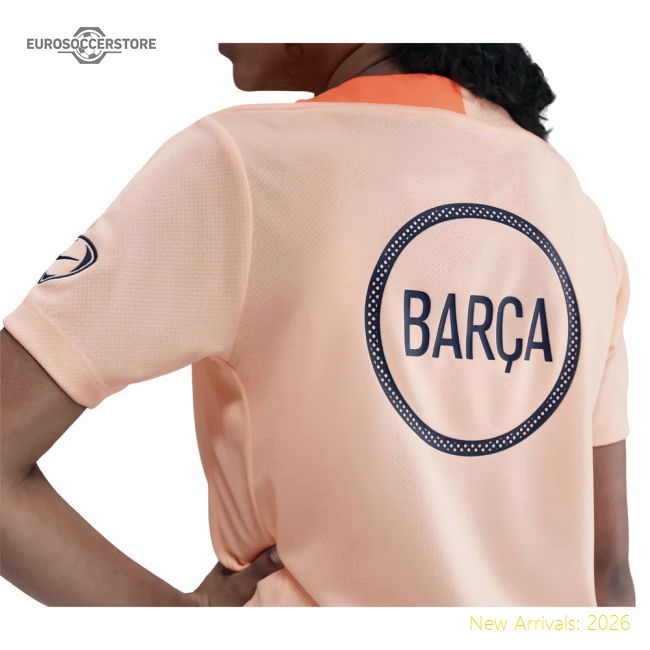 2025-2026 Fcb Third T90 Strike Training Shirt (orange) - Kids